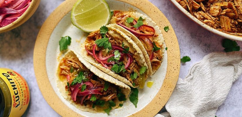 Cochinita Soft Tacos