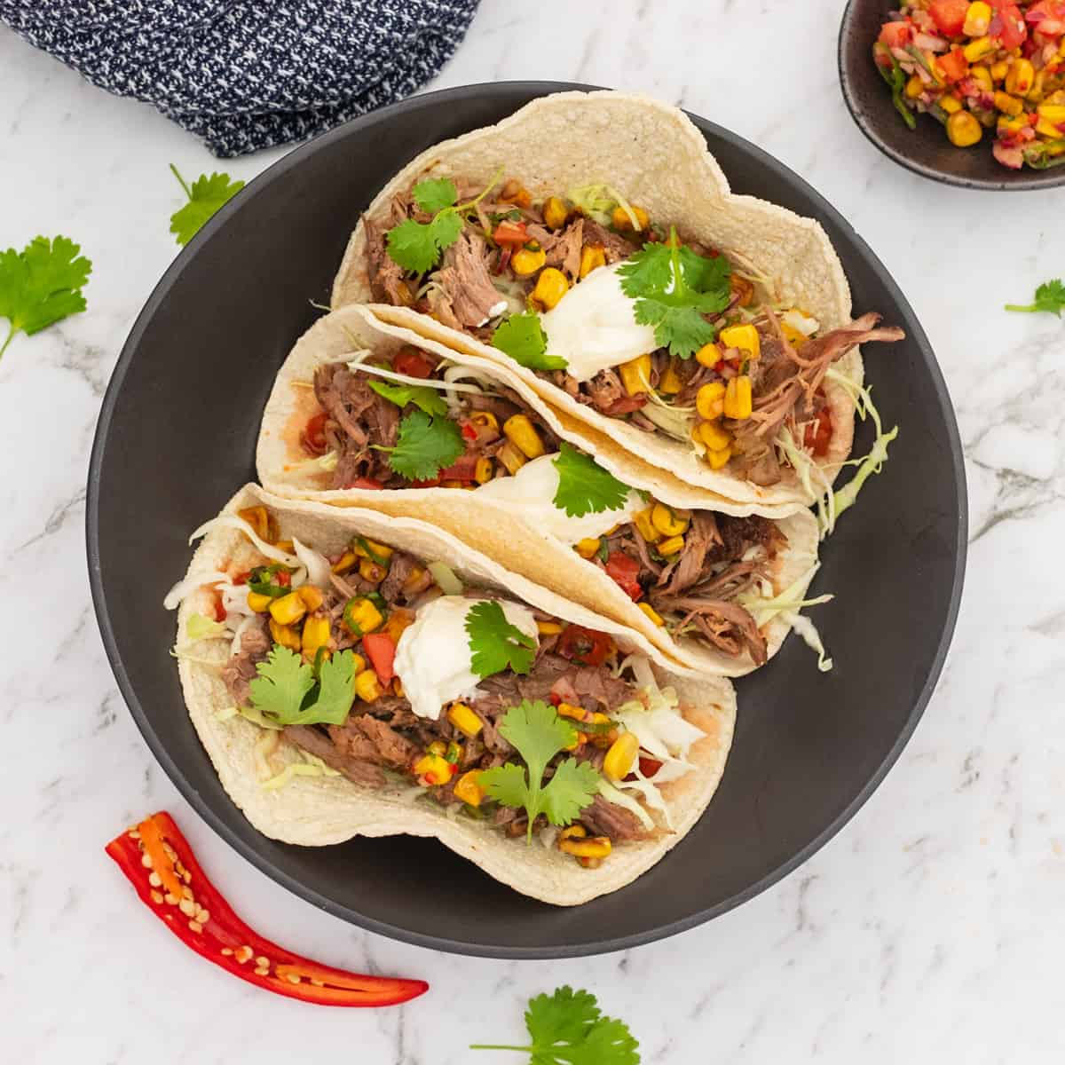 Lamb Soft Tacos